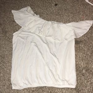 One shoulder American eagle shirt